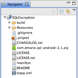 Add zip file to project